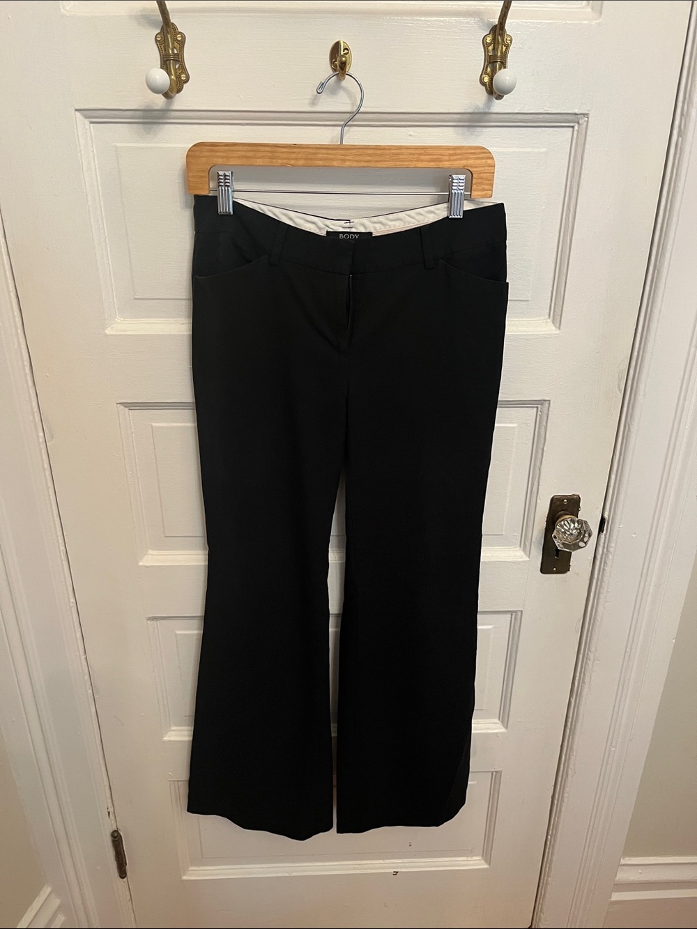 Victoria's Secret Black Boot-Cut Dress Pants